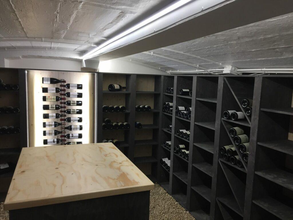 Aménagement sur-mesure cave à vin